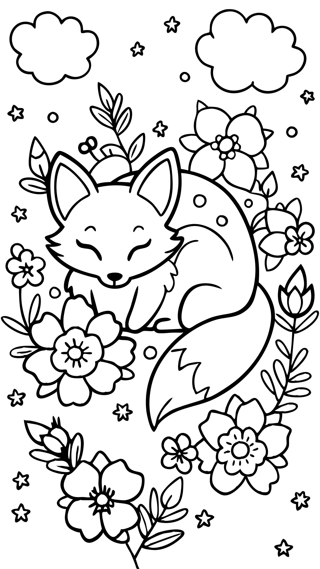 coloring pages sleeping